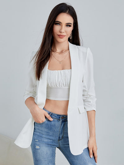 Blazer med åpen front