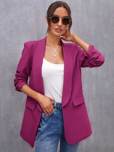 Blazer med åpen front