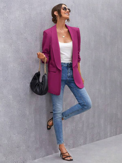 Blazer med åpen front
