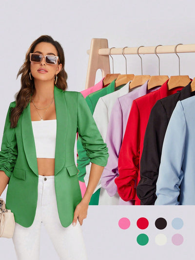 Blazer med åpen front