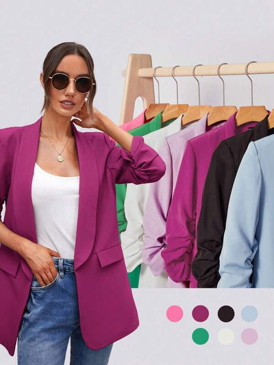 Blazer med åpen front