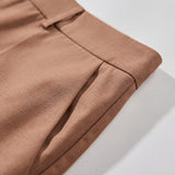 Høyt Liv Cropped Skinny Bukser i Woven Stoff – Tynn Passform 6