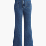 Høyt liv med lommedetaljer og vide benjeans – Denim 7