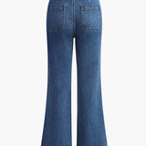 Høyt liv med lommedetaljer og vide benjeans – Denim 8