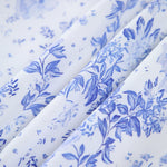 Langermet Maxikjole Dame med Blomstertrykk og Glidelås – 100% Polyester, Elegant Kjole Maxi for Hverdag og Fest 4