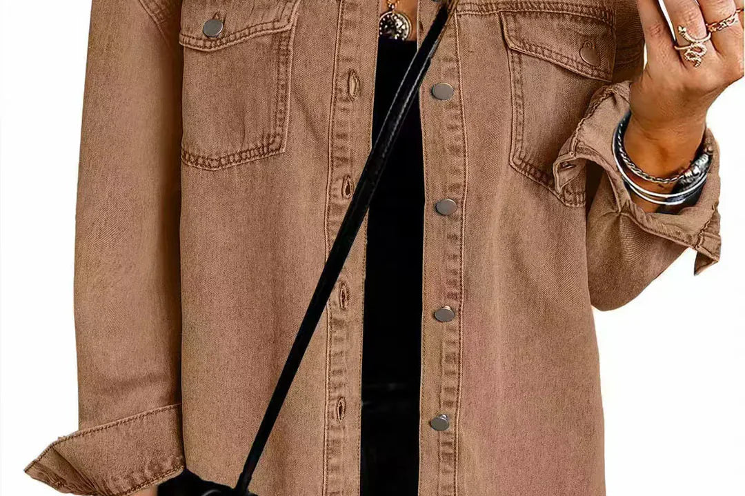 Simone | Denimjakke med tidløs snitt