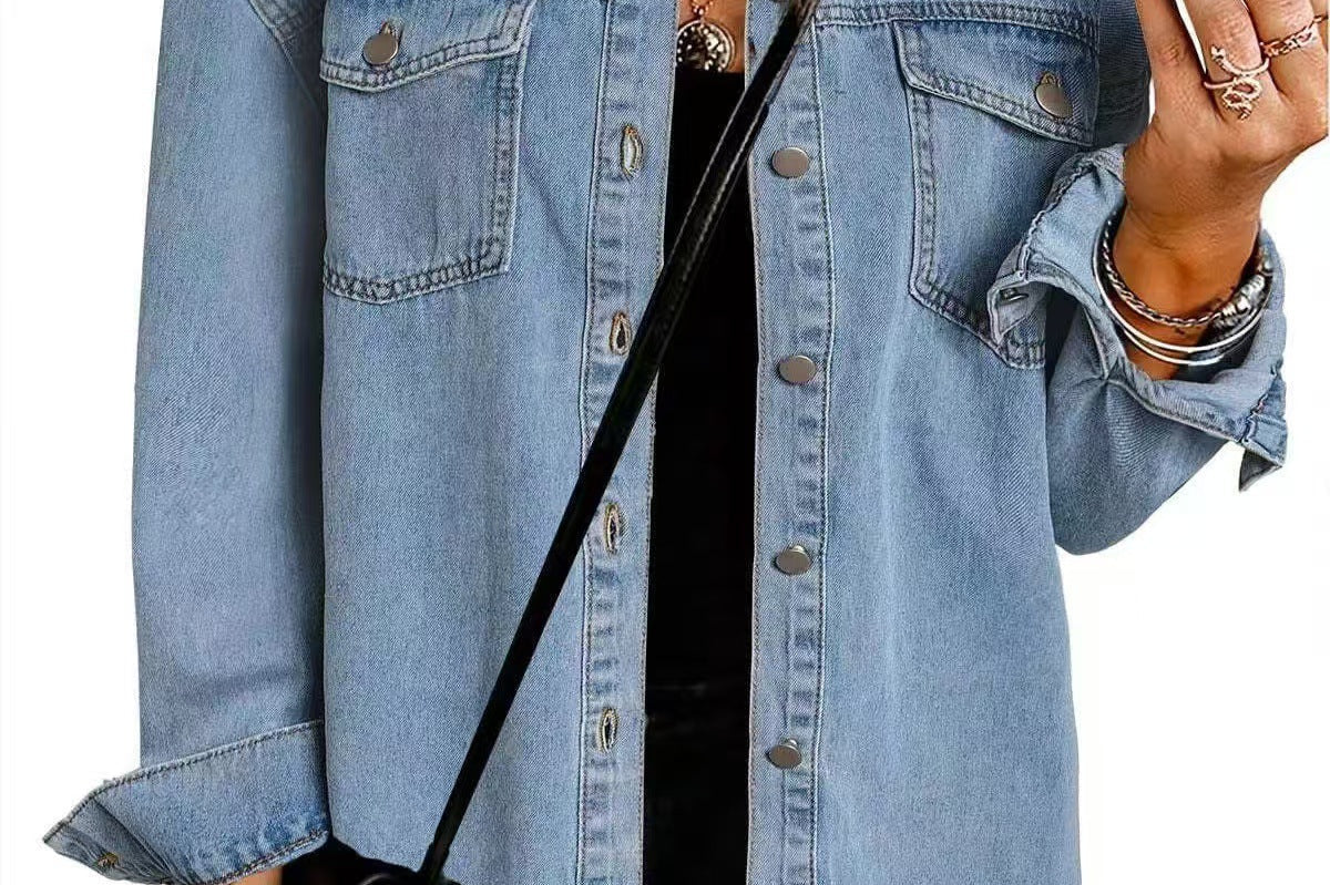 Simone | Denimjakke med tidløs snitt