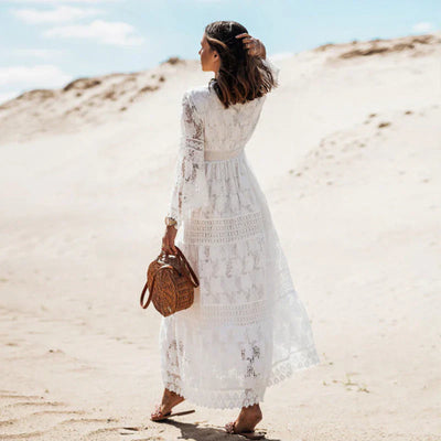 Keona | Langermet Boho-kjole