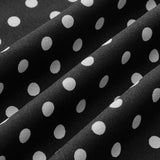 Polka Dot Maxi Kjole med V-hals og Uten Ermer – 100% Polyester 3