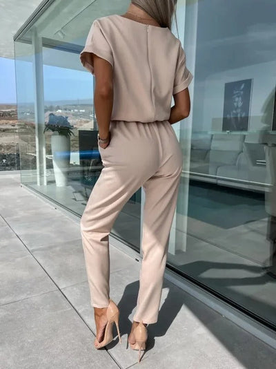 Bella - Jumpsuit med V-hals