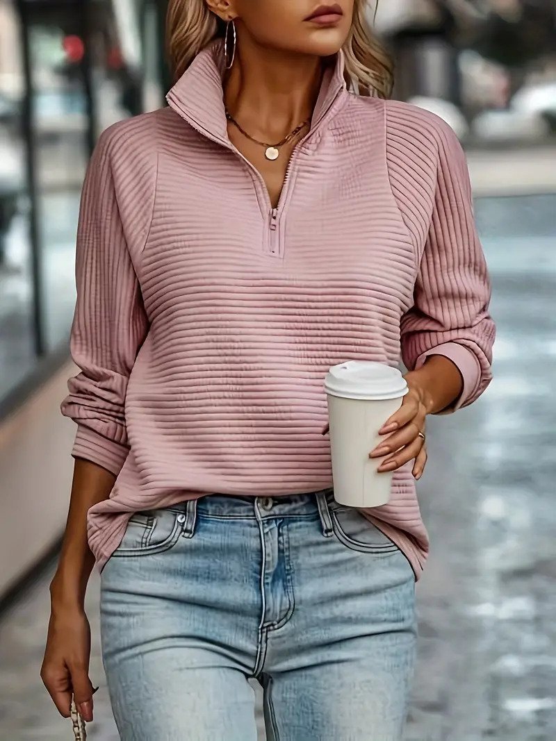 Fanne - Rosa med V-utringning