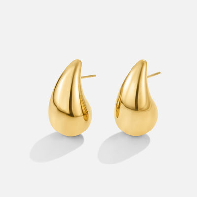 SVEA | Ame Gold Droppformade Örhängen